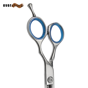 Ciseaux à effiler professionnels Eversharp en acier inoxydable, 32 dents, manche bleu, pour droitiers - Product Image 4