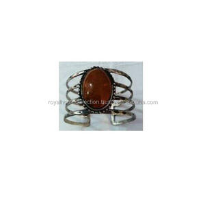 Brass <b>Bangles</b> in Red Gems Designs - Product Image 2