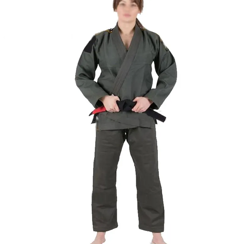 Usine de vente en gros personnalisé coton tissu formation pluie porter des vêtements de coton en gros plaine BJJ Jiu Jitsu Gi uniforme