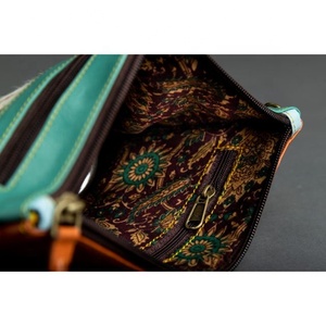 LW Custom 2024 Fashion Cross Body Sac à bandoulière en cuir Mini Outdoor Style Single Strap Geometric Pattern Tassel Decoration Women - Product Image 4