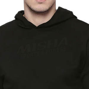 Nouvelle mode Sweat à capuche coupe étroite en polaire épaisse pour hommes pull-over à cordon de serrage pour hommes vente en gros OEM à bas prix - Product Image 4