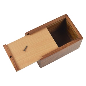 Urnas de madera de cremación hechas a mano, urnas funerarias de madera Natural con acabado pulido y de color marrón, para decoración interior - Product Image 6