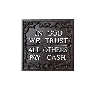 Plaque métallique en étain personnalisée montage mural grandes enseignes murales générales rectangulaires et Plaque enseignes métalliques de style rétro imprimées sur mesure - Product Image 2