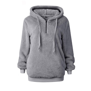 Nouveauté 2026 : Sweats à capuche à manches longues pour femmes, faible MOQ, sweats à capuche d'hiver pour femmes - Product Image 1