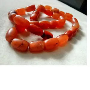 chunky carnelian stone beads can be made in your specified sizes for bead stores and jewelry designers