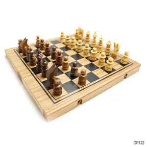 new product ideas 2023 Premium wooden Chess 3 In 1 Game wooden toys children and adults toys for kids wood toys