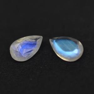 หินลูกแพร์8X12mm ลายรุ้งธรรมชาติ | หินมูนสโตนสีรุ้งธรรมชาติ | - Product Image 2