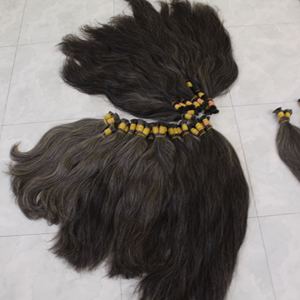 100% extensions de cheveux indiens vierges non transformés doux attachés à la main style de vague naturelle cheveux bruts du vendeur Remi Hair - Product Image 2