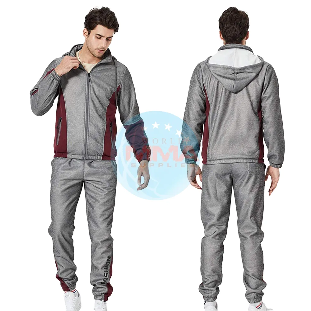 custom jogging active wear men's gym workout jacket pant track suit jogger sets slim fit tracksuit wholesale for men