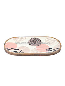 Tazón de masa impreso de madera sostenible desechable, producto de supermercado de gran venta para el hotel casero para almacenamiento de masa de ensalada de frutas - Product Image 4