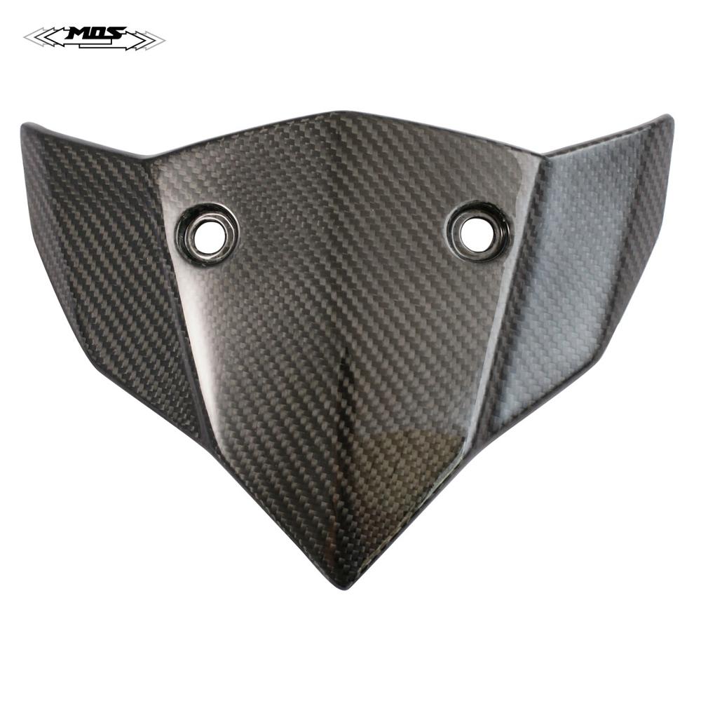 Чехол для маленьких очков из углеродного волокна MOS для Yamaha MT25 / MT03 2015-2019 1-го поколения