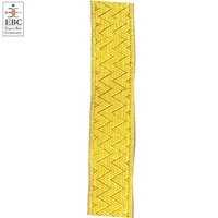 Épaulettes en dentelle métallique à cheveux de bœuf de haute qualité, écologiques, style français, pour insignes d'officier, tresses et chevrons, pour vêtements