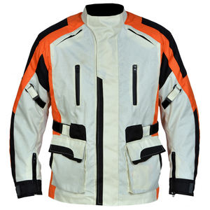 Chaqueta de Motocicleta Negra de Nailon 500D Personalizada de Alta Calidad, Ropa Deportiva Transpirable, Impermeable, de Secado Rápido, con la Mejor Protección - Product Image 3
