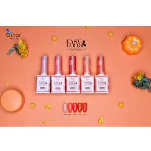 Easy Color Gel Polish Pumpkin Orange LED UV