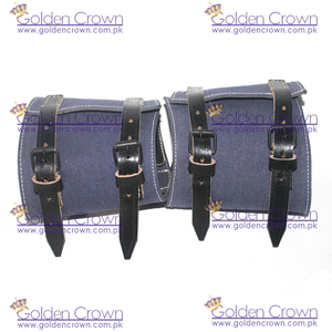 Polainas De Cuero Negro Azul Luftwaffe | Polainas de cuero negro de lona azul alemana | Polainas de cuero alemán - Product Image 4