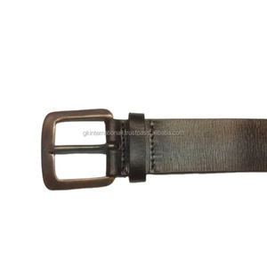 Dark Brown Full Grain Casual Leather Belt - Product Image 1