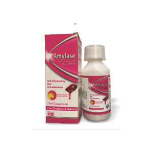 Nouveau prix de gros Alpha Amylase 300 U CEIP/ml Produit de soins de santé en suspension d'herbes - Product Image 1