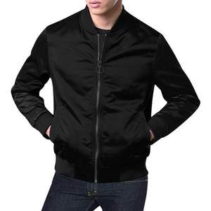 Blouson aviateur à la mode pour hommes coupe ajustée Vestes coupe-vent décontractées personnalisées pour hommes - Product Image 2