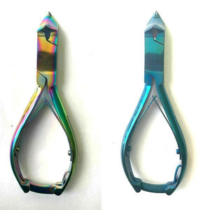 TOUT NOUVEAU SET 4 Heavy Duty Moon Shape Double Spring Nail Clipper Cutters Toe Thick Podiatry Nipper pour Fingers HOT SELL - Product Image 5