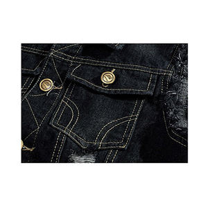 New High Quality Denim <b>Vest</b> For Men <b>Black</b> Jeans Waistcoat Fashion Men Motorcycle Style Sleeveless <b>Vest</b> - Product Image 3