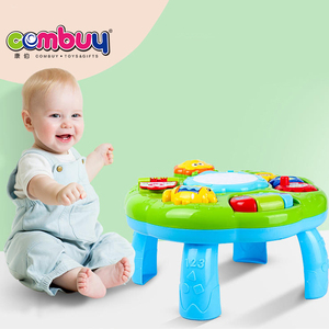 Table de chaise 2 en 1 pour bébé, jouet éducatif, musical, éclairage, pour enfant - Product Image 4
