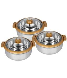 King International Stainless Steel Red Painted Pyramid Tiffin <b>Box</b> Three Tier <b>Lunch</b> <b>Box</b>, <b>Lunch</b> <b>Box</b> <b>for</b> <b>Kids</b>, <b>Lunch</b> <b>Box</b> <b>for</b> Office - Product Image 4