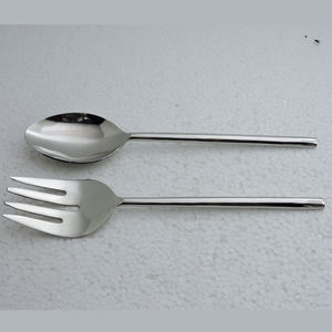 Serveur à salade en acier inoxydable écologique de haute qualité en vente en gros accessoires de cuisine gadgets de cuisine - Product Image 6