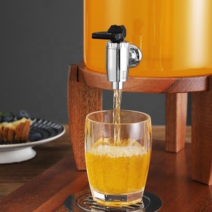 Nuevo <span class=keywords><strong>Dispensador</strong></span> de <span class=keywords><strong>Agua</strong></span> de Vidrio de Borosilicato de Grado Alimenticio de 10L con Grifo, <span class=keywords><strong>Dispensador</strong></span> Comercial de Jugos Fríos - Product Image 4