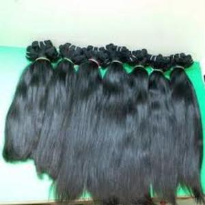 Paquetes de cabello virgen Remy indio 30 pulgadas cabello humano recto natural sin procesar con buen servicio para extensiones a granel de cinta - Product Image 1