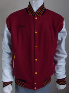 <b>GLOVES</b> City Varsity Jacket Marvelous Melton Woolen Letterman Warm Jacket Leather Sleeves Custom logo Varsity Jacket for Man - Product Image 2