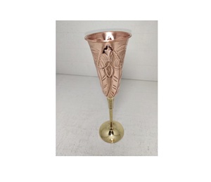 Gobelets en verre vintage en verre de vin - Product Image 6