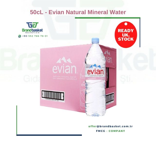 Натуральная минеральная вода Evian 50cl