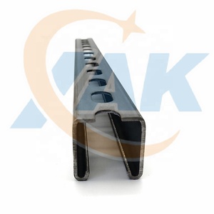 Xak mới đến tùy chỉnh cán nguội hình thành unistrut thép đục lỗ C kênh rãnh thanh chống hồ sơ - Product Image 2