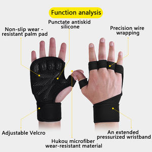 Gants de sport pour femmes de bonne qualité, logo personnalisé disponible, doux, respirants, antidérapants, épais, pour l'entraînement, la remise en forme, la musculation - Product Image 4