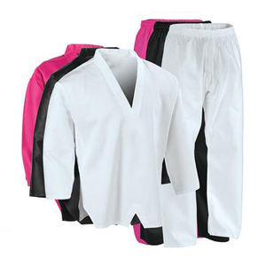 ชุดยูนิฟอร์มศิลปะการต่อสู้ ปักโลโก้ตามสั่ง ชุดเทควันโดระดับมืออาชีพ สายคาดเอว โพลีเอสเตอร์/คอตตอน สำหรับผู้ใหญ่ 男女兼用 - Product Image 1