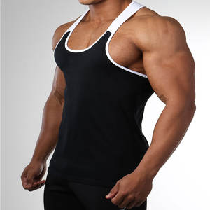 Nuevo diseño de alta calidad para hombre de impresión Stringer Tang Tops Muscle Man Gym Venta al por mayor Gym Workout Singlets Chaleco Cantidad personalizada - Product Image 2