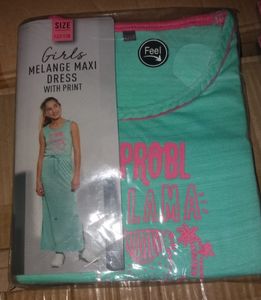 Vestido sin mangas para niñas adolescentes, marca original, estilo maxi, para verano, playa, fiestas, vacaciones, lote de stock de Bangladesh. - Product Image 2