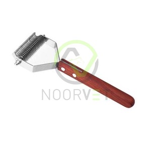 Peigne d'instrument vétérinaire professionnel à queues intelligentes Toilettage Queue de crinière Superfine Types de lames grossières moyennes et fines pour l'amincissement - Product Image 1