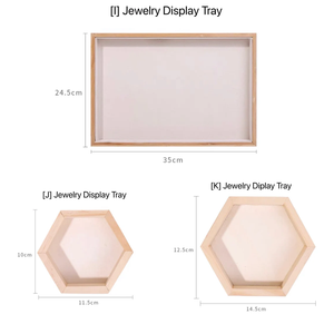 SESI Nhà Máy Tùy Chỉnh Gỗ Cao Trang Sức Hiển Thị Cho Bracelet Ring Bust Vòng Cổ <span class=keywords><strong>Bangle</strong></span> Jewelry <span class=keywords><strong>Display</strong></span> Set Bằng Gỗ - Product Image 6