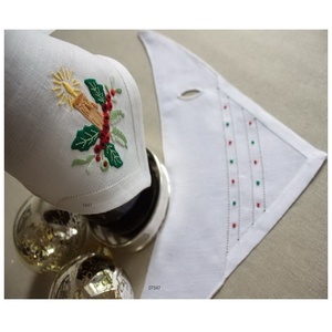 Rideau de bouteille de vin ou de vin brodé, décoration brodée de haute qualité, en coton, nouvelle collection, - Product Image 3