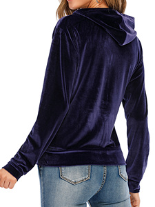 Hot Sale Custom Two Piece Set Tracksuit <b>Women</b> Crop Zip Hoodie <b>Joggers</b> Sweat Suits Velour 2 piece Sets Sweatsuit Tracksuit - Product Image 2