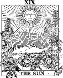 Pequeño póster tapiz el sol Luna estrella algodón pared colgante Tarot tarjeta hermoso altar tela Color blanco por consignadores indios - Product Image 5