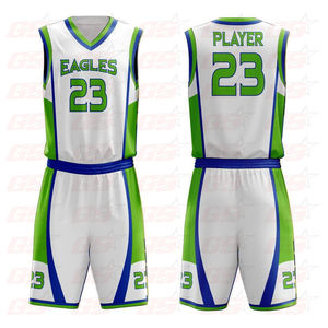 Wholesale youth reversible sublimation cheap custom basketball uniform - Product Image 3