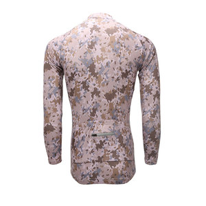 Maillot de vélo pour hommes, ensemble personnalisé à manches longues, grande taille, avec fermeture éclair - Product Image 2