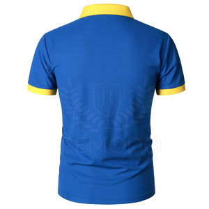 เสื้อยืดผู้ชายแบบซิป ไซส์ใหญ่ ผ้าโพลีเอสเตอร์/คอตตอน คอวี แขนสั้น สกรีนโลโก้ได้ ใส่สบายในฤดูร้อน - Product Image 3