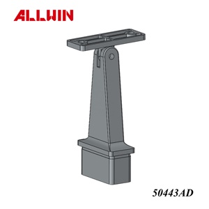 Stainless <b>Steel</b> Rectangular Post Handrail Saddle Bracket - Product Image 2