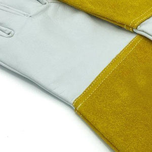 Gants de travail en cuir de vache fendu, gantelets de soudage TIG sur mesure, pour l'hiver - Product Image 3