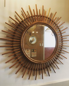 ESPEJO DE RATTAN REDONDO HECHO A MANO DE VIETNAM - Product Image 3