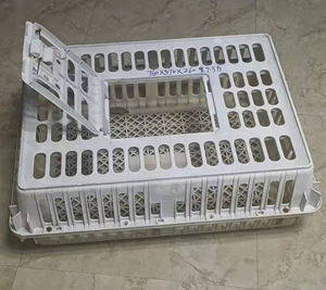 Çiftlik kullanımı ekipmanları tavuk taşıma kafesi civciv plastik kasa kümes hayvanları plastik taşıma sandığı için ördek güvercin kullanılan kalıp - Product Image 1