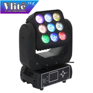Mini Cabeza Móvil Slim Moving Matrix Beam Quad LED RGBW de 132W con Control DMX-512 y Enfoque Motorizado - Product Image 2